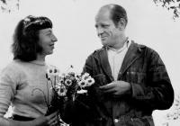 Lee Krasner and Jackson Pollock, 1949. Photograph by Wilfrid Zogbaum.